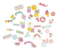 Ibi Craft- Summer -die Cuts Ilustraciones-scrapbookig - comprar online
