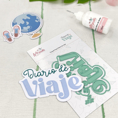 Artesana Taller- Diario De Viaje- Troquel Frase - comprar online