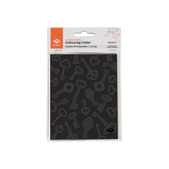 Carpeta De Embossing- Texturizadora- Repujado Llaves Mediana