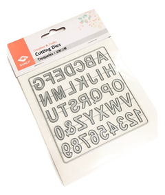 Sunlit- Troqueles Set Abecedario- Scrapbooking