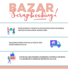 Carpeta De Embossing- Texturizadora- Repujado Corazón - Bazar ScrapBooking
