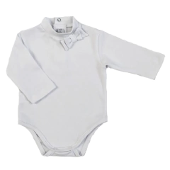 Body Media Polera con Moño blanco