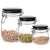 Pote Hermético de Vidro Porta Mantimentos Kit com 3 Wincy