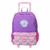 Mochila De Rodinha Infantil G Sereia Escamas Mermaid Sestini