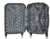 Mala ABS Prata Pequena 20'' Cadeado Giro 360 Original Denlex
