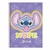 Caderno Pequeno 1/4 Espiral Disney Stitch 80Fls Foroni Kit 5 - loja online
