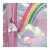 Mochila Costas Arco Íris Infantil Soul Shine Paetê Brilho Nova Rio