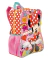 Mochila Costas Minnie Mouse Rosa 19M Grande Original Sestini