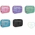 Estojo Box Escolar Glitter Transparente Grande Kika Original