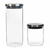 Pote Hermético de Vidro Porta Mantimentos Kit com 2 Wincy