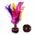 Peteca Artesanal Colorida Plumas Infantil 20 Cm Esporte - comprar online