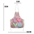 Avental Infantil Escolar Love Peace Rosa e Verde Gedex - comprar online
