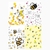 Kit 5 Cadernos Brochurão Pequenos 1/4 Abelhinha Bee 96FLS - comprar online