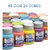 Kit 24 Unidades Tinta Para Tecido Acrilex Escolha As Cores