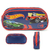 Estojo Escolar Hot Wheels Corrida Azul Luxcel Original - loja online