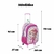 Mochila Infantil Rodinhas Judy 3D Rosa G Original Sestini - loja online