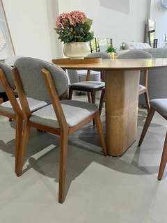 Mesa Melina 1.80x0.90m com 6 cadeiras Scarlet - comprar online