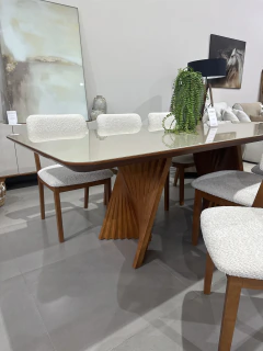 Mesa Vênus 2.20m com cadeiras Morya - comprar online