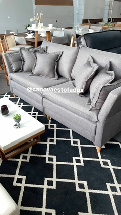 Sofá Angélica Living Fixo - Estofados Canova