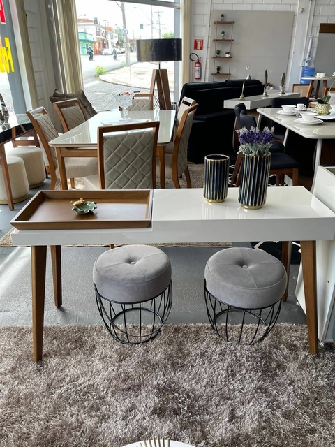 Aparador com Bandeja Off White