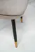 Sillas Comedor Elena Tapizado Pana Visón Base Metalica X4 - comprar online