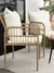 Set Exterior Rattan Banyu con almohadon Beige 3 Piezas - Queny Home