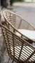 Set Exterior 3 Piezas Rattan Tropea Almohadon Beige Base Metalica - tienda online