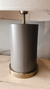 LAMPARA DE MESA DE HIERRO Y ALUMINIO