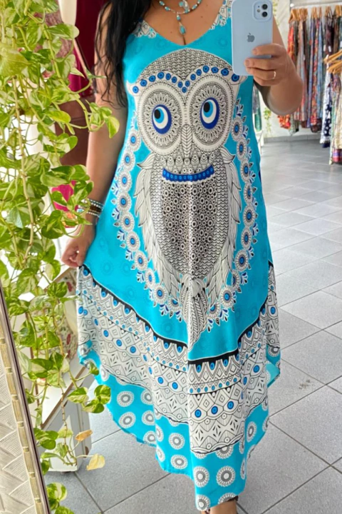 Vestido Trapézio Indiano