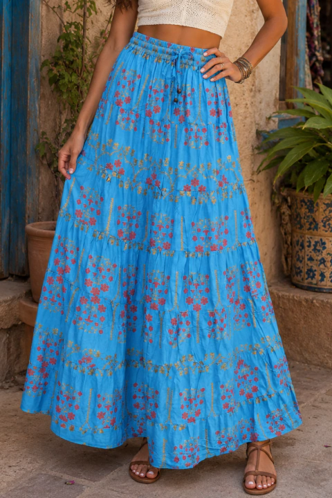 SAIA LONGA ESTAMPADA