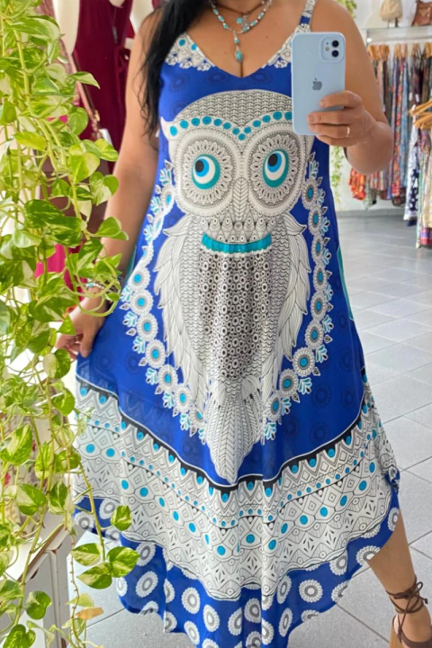 Vestido Trapézio Indiano
