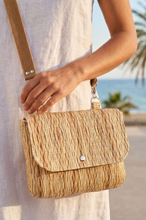 Bolsa Tiracolo Rústica Estampada