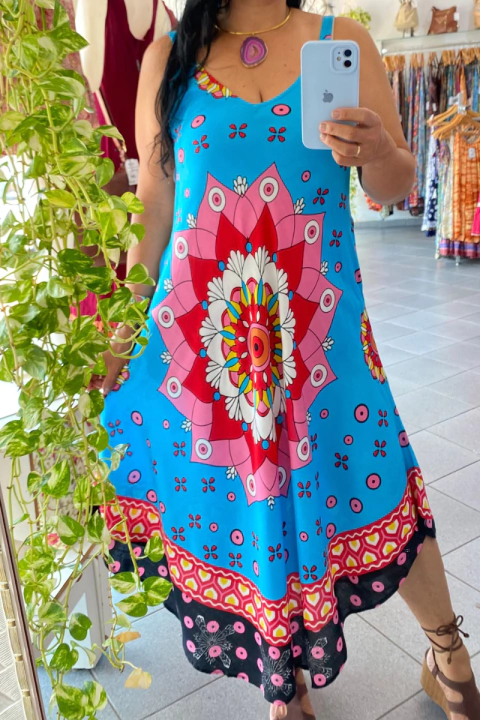 Vestido Mid Trapézio