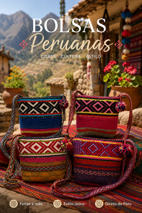 BOLSA PERUANA ARTESANAL TIRACOLO