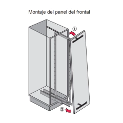 Columna extraible Hafele cierre suave 400mm - 546.47.234 - Herraturr Herrajes - Tienda online - Hafele Showroom Premium