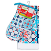 Kit para Cozinha Le Chef - 2 peças - Luva e Pano de Prato - Azulejo - UZOO