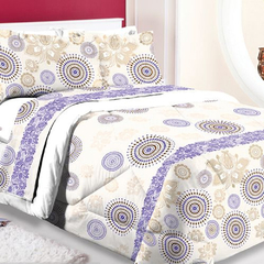 Jogo de Cama King Naturalle Fashion - 150 fios - 100% Algodão - 4 peças - Asher - Sultan