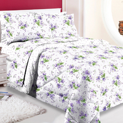 Jogo de Cama King Naturalle Fashion - 150 fios - 100% Algodão - 4 peças - Maria Helena 2 - Sultan