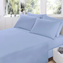 Jogo de Cama Solteiro Prata - 100% Algodão - 3 peças - 150 fios - Diversas Cores - Santista - comprar online