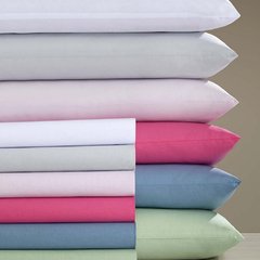Lençol Solteiro Avulso com Elástico Liso Basic - 100%Algodão - Diversas Cores - Andreza