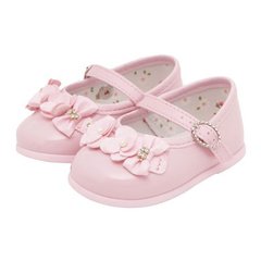 Sapatilha Pimpolho Infantil Strass Rosa