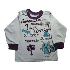 Camiseta Manga Longa Dila Menino