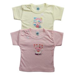 Kit com 2 camisetas Agalu menina