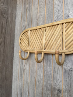 Perchero Rattan triple