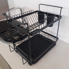 SECAPLATOS DOBLE METAL NEGRO