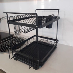 SECAPLATOS DOBLE METAL NEGRO - comprar online