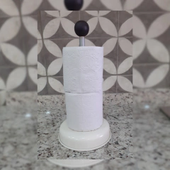 Porta Papel (blanco/negro)