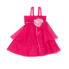 Vestido de Gasa Fucsia - comprar online