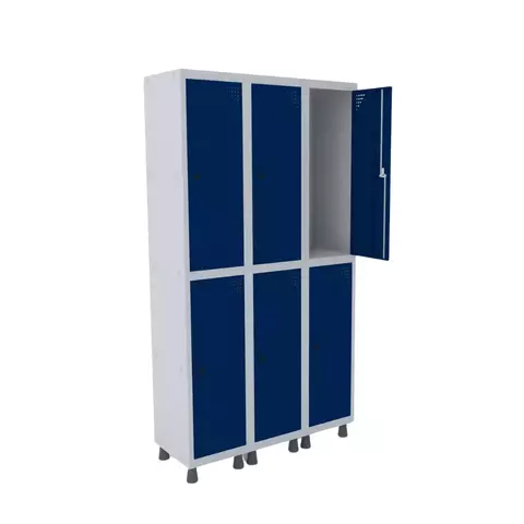 Roupeiro de Aço 503/6 06 Portas - Pandin - comprar online