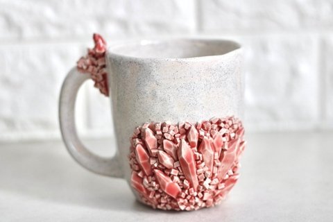 Taza Cristales Salmon